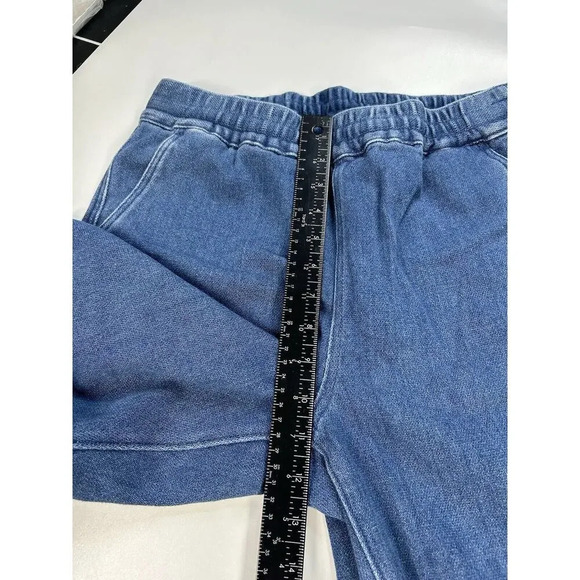 J Crew Pants Womens Small Tall Jean Joggers Medium Wash Denim Stretch Comfort - Picture 5 of 10